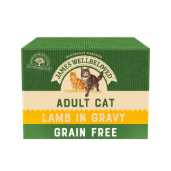 James Wellbeloved Complete Wet Adult Cat Food - Lamb 85g (pack Of 12)