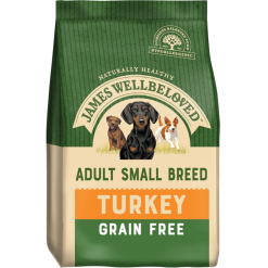 James Wellbeloved Adult Small Breed Grain Free Turkey & Vegetables
