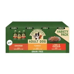 James Wellbeloved Grain Free Adult Dog Multipack 12 X 400g