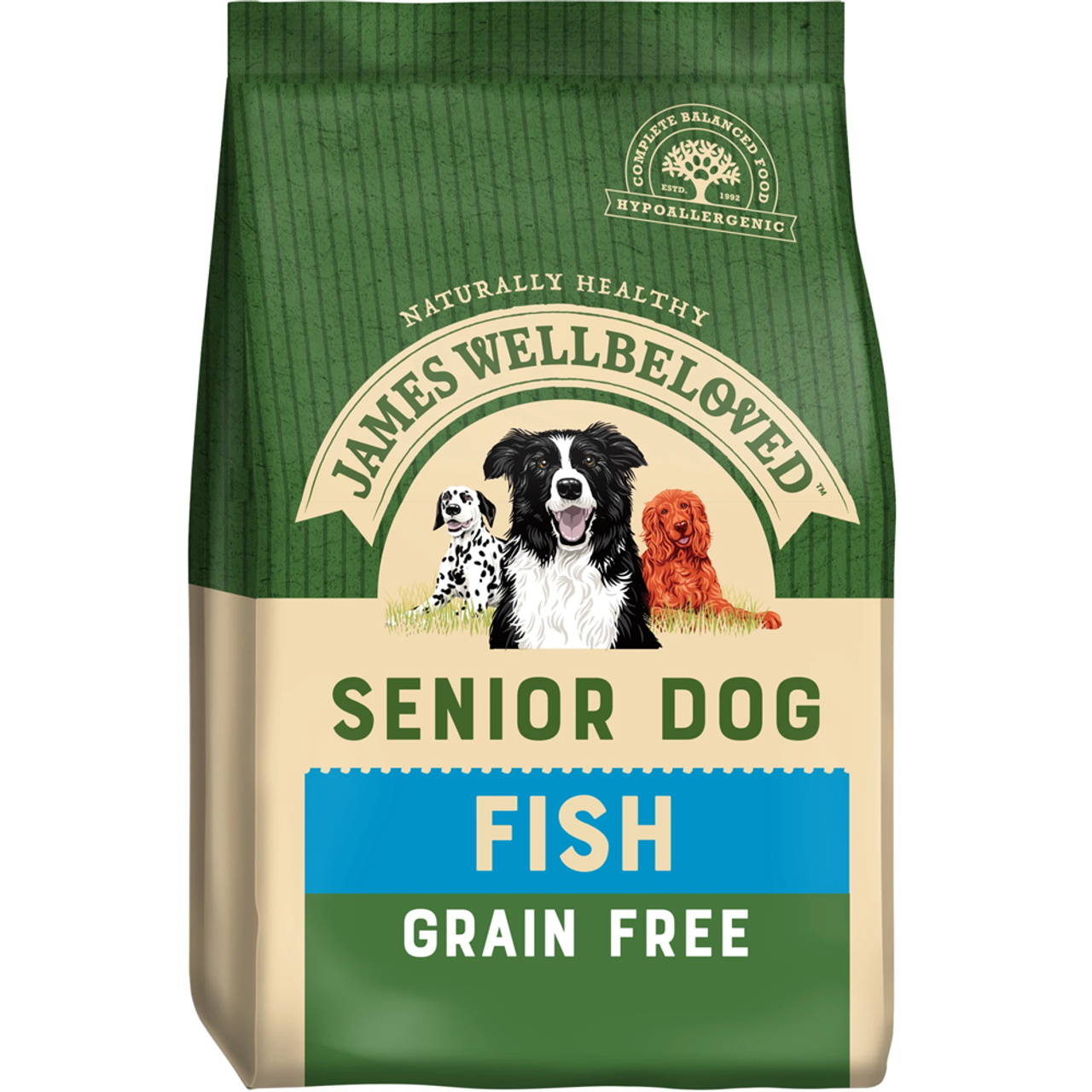 James Wellbeloved Grain Free Senior Dog Food Fish & Veg 3 James Wellbeloved Grain Free Senior Dog Food Fish & Veg