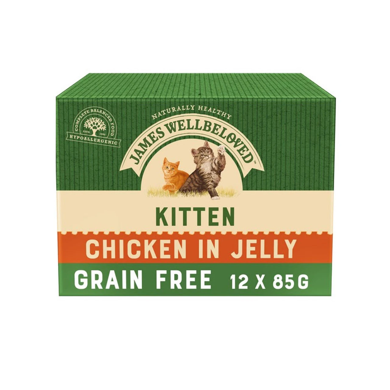 James Wellbeloved Grain Free Kitten Wet Food Chicken 3 James Wellbeloved Grain Free Kitten Wet Food Chicken
