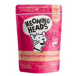 Meowing Heads So-fish-ticated Salmon Pouches (10 X 100g)