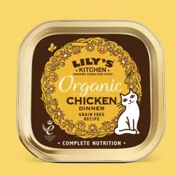 Lilys Kitchen Lily's Kitchen Organic Chicken Dinner For Cats 19 X 85g Alutray