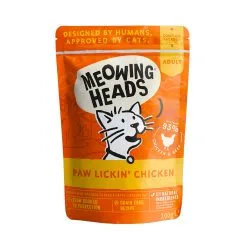 Meowing Heads Paw Lickin Chicken Pouches (10 X 100g)