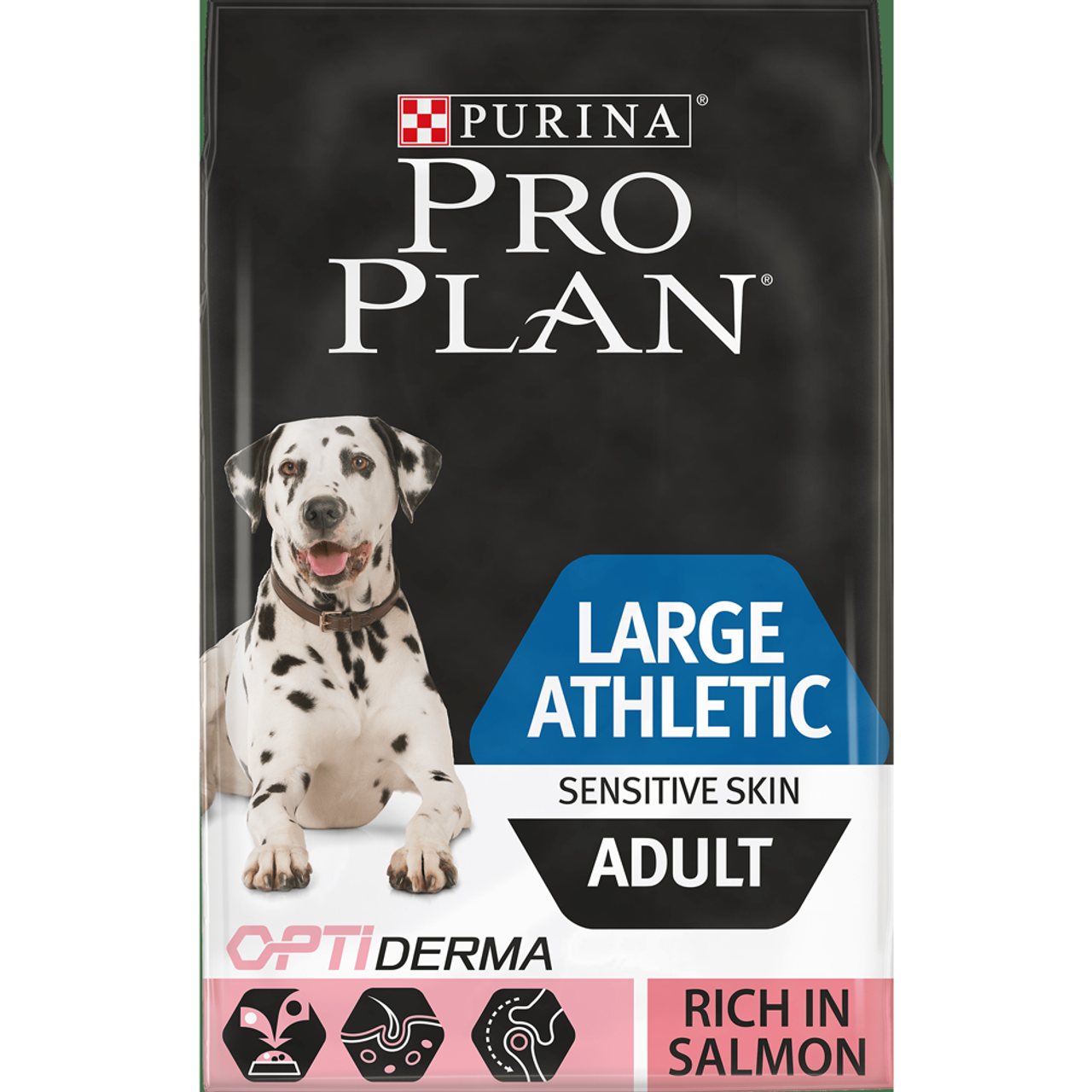 PRO PLAN® Dog Large Adult Athletic With Sensitive Skin With OPTIDERMA Rich In Salmon Dry Food 14kg 3 PRO PLAN® Dog Large Adult Athletic With Sensitive Skin With OPTIDERMA Rich In Salmon Dry Food 14kg
