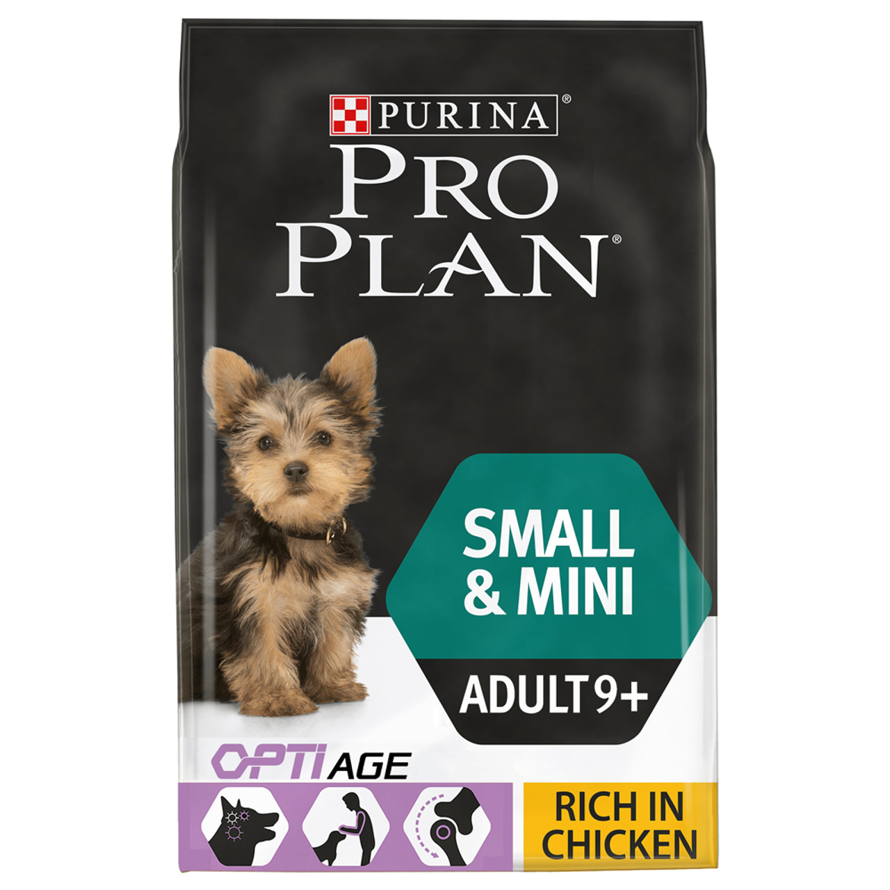 PRO PLAN® Dog Small & Mini Adult 9+ With OPTIAGE Rich In Chicken Dry Food 3 PRO PLAN® Dog Small & Mini Adult 9+ With OPTIAGE Rich In Chicken Dry Food