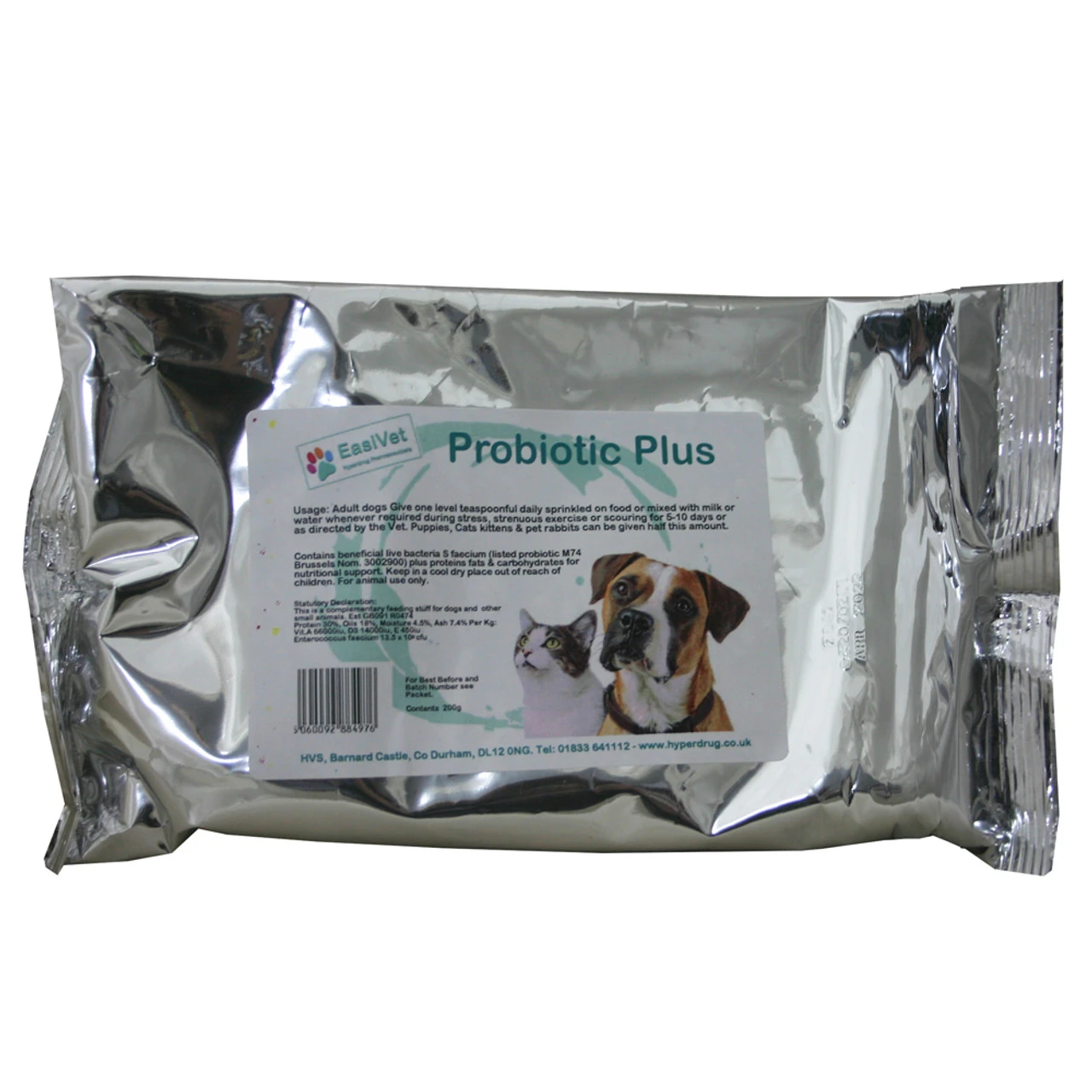 HYPERDRUG EasiVet Probiotic Plus For Dogs, Cats & Rabbits 200g 3 HYPERDRUG EasiVet Probiotic Plus For Dogs, Cats & Rabbits 200g