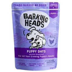 Barking Heads Puppy Days Pouches 300g (pack Of 10)