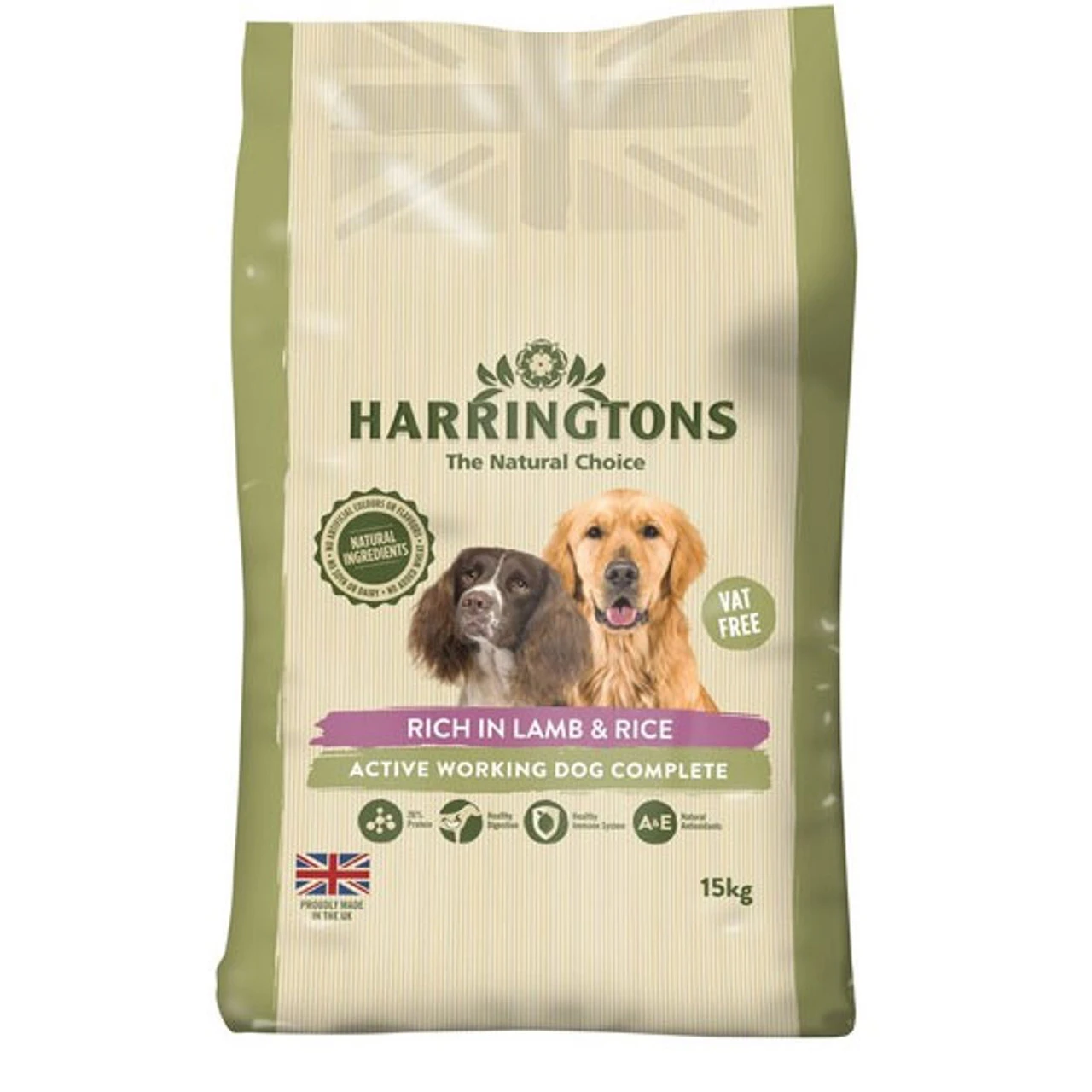 Harringtons Active Working Dog Lamb & Rice 15kg 3 Harringtons Active Working Dog Lamb & Rice 15kg