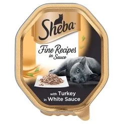 Sheba Alutray Fine Recipes Turkey In White Sauce 85g X 22