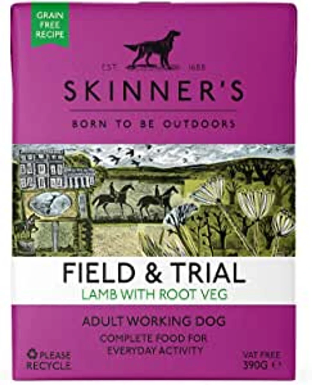 Skinners Field & Trial Lamb And Root Veg 390g (pack Of 18) 3 Skinners Field & Trial Lamb And Root Veg 390g (pack Of 18)