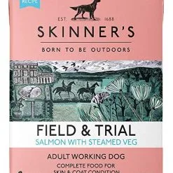 Skinners Field & Trial Salmon & Steamed Veg 390g (pack Of 18)
