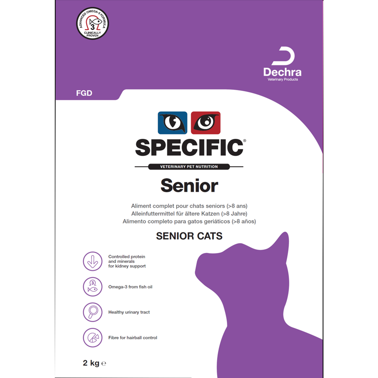 Dechra Specific FGD Senior Dry Cat Food 3 Dechra Specific FGD Senior Dry Cat Food