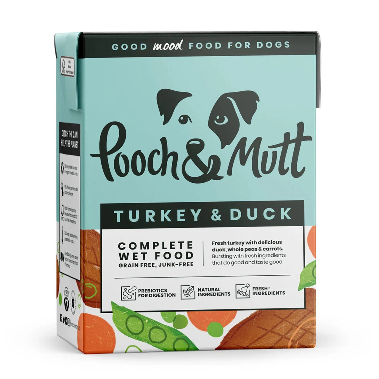 Pooch & Mutt Turkey & Duck Wet Dog Food (12 X 375g) 3 Pooch & Mutt Turkey & Duck Wet Dog Food (12 X 375g)