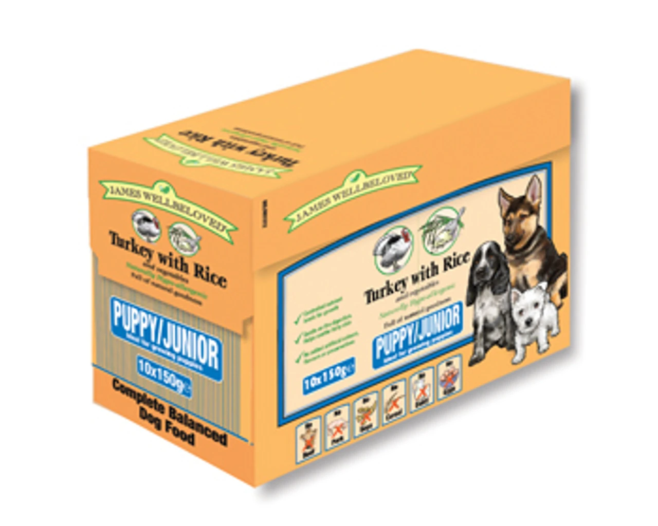 James Wellbeloved Natural Puppy/Junior (10 X 150g Pouches) 4 James Wellbeloved Natural Puppy/Junior (10 X 150g Pouches) - Image 2