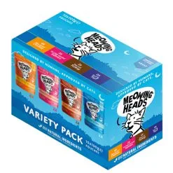 Meowing Heads Cat Food Variety Pack Pouches (10 X 100g)