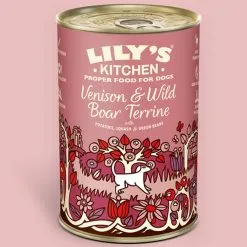Lilys Kitchen Lily's Kitchen Venison & Wild Boar Terrine For Dogs 6 X 400g