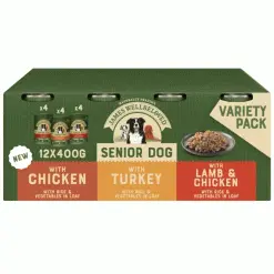 James Wellbeloved Senior Variety Pack In Loaf 12 X 400g