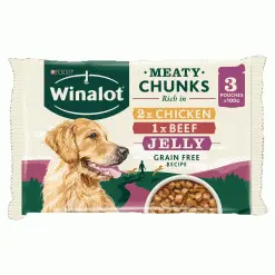 Winalot Wet Dog Food Meaty Chunks In Jelly 80 X 100g -Deals Dog Food Store winalot meaty jelly1 03292.1656503616
